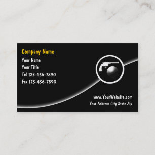 Cartes de visite pour armes à feu