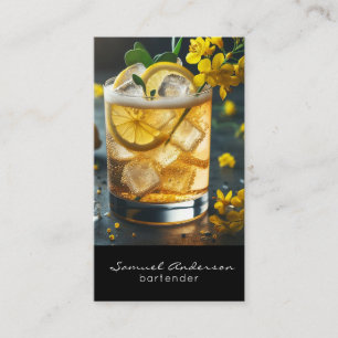 Cartes de visite pour barman