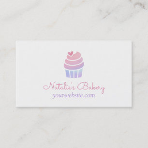 Cartes de visite pour boulangerie de Cupcake Gradi