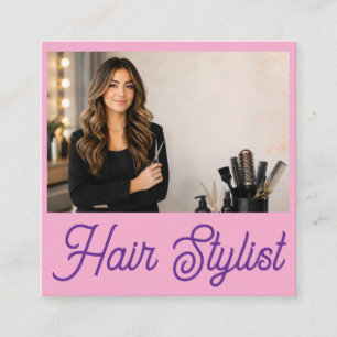 Cartes de visite pour coiffeurs Coiffeur branché