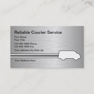Cartes de visite pour coursier