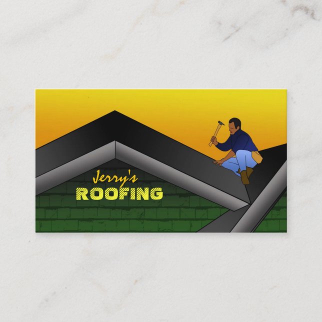 Cartes de visite pour des Roofers (Devant)