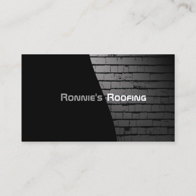 Cartes de visite pour des Roofers (Devant)