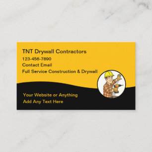 Cartes de visite pour entreprise de construction e