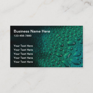 Cartes de visite pour entreprise de déshumidificat