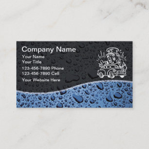 Cartes de visite pour entreprise de detailing auto