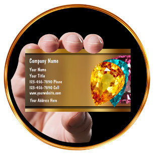 Cartes de visite pour la bijouterie
