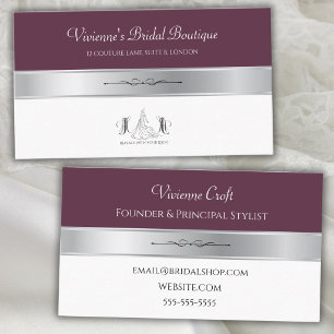 Cartes de visite pour la boutique de mariage Edito