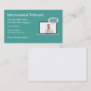Cartes de visite pour la téléassistance médicale