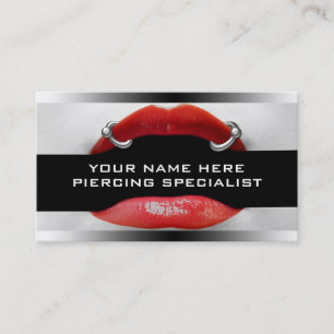 cartes de visite Pour Le Piercing Lip    Piercing 