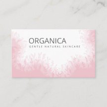 Cartes de visite pour soins de la peau naturelle