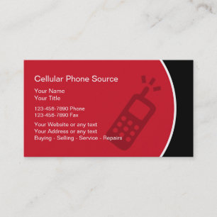 Cartes de visite pour téléphone cellulaire