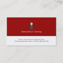Cartes de visite pour traiteurs