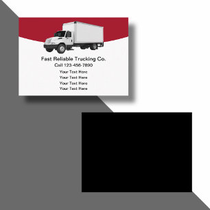 Cartes de visite pour une entreprise de camionnage
