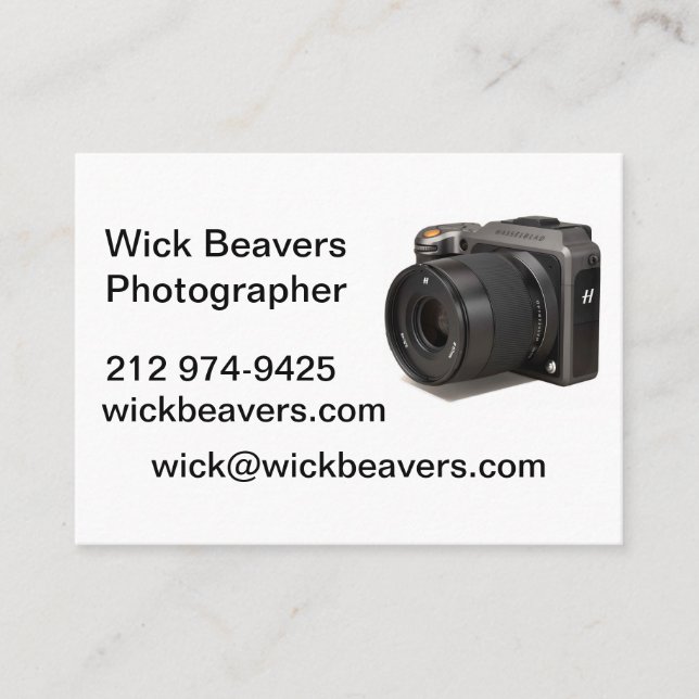 cartes de visite pour Wick Beavers (Devant)