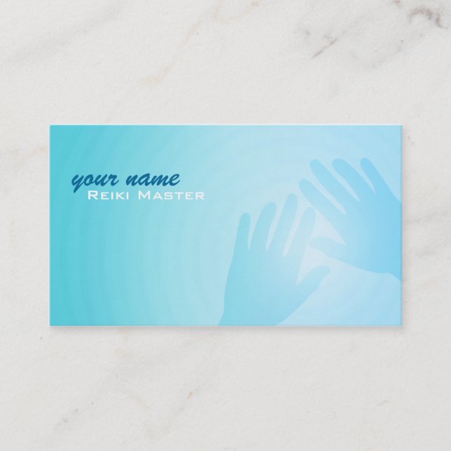 Cartes de visite principaux de Reiki (Devant)