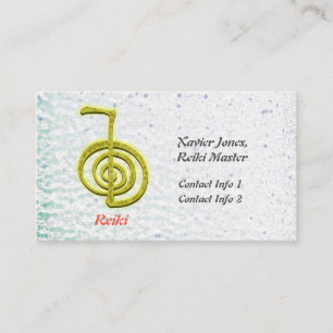 cartes de visite principaux Reiki personnalisés