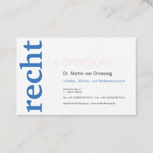 Cartes de visite professionnelles bleu blanc