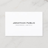 Cartes de visite professionnelles élégante au styl