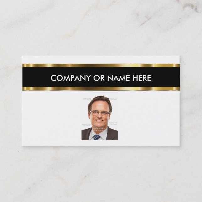 Cartes de visite professionnels chics (Devant)