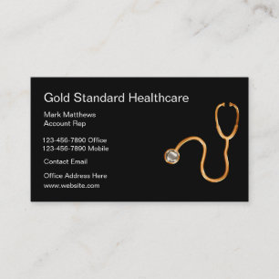 Cartes de visite professionnels de la santé