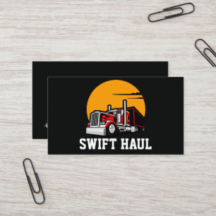 cartes de visite professionnels du camionnage
