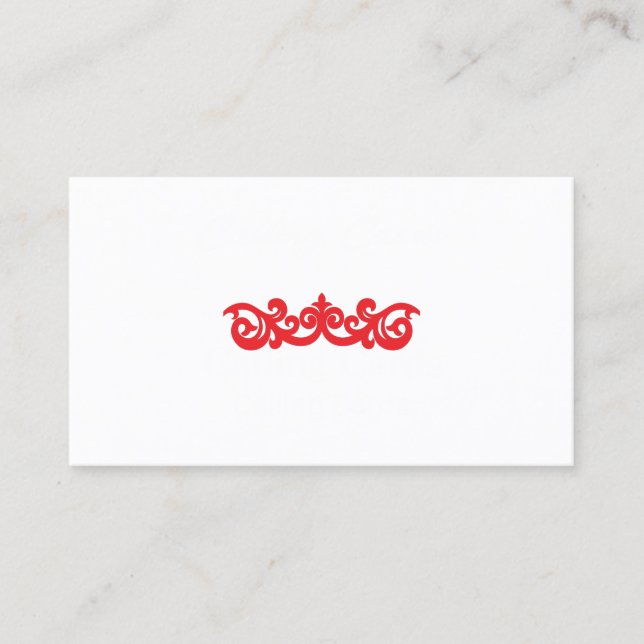 Cartes de visite professionnels du design (Devant)