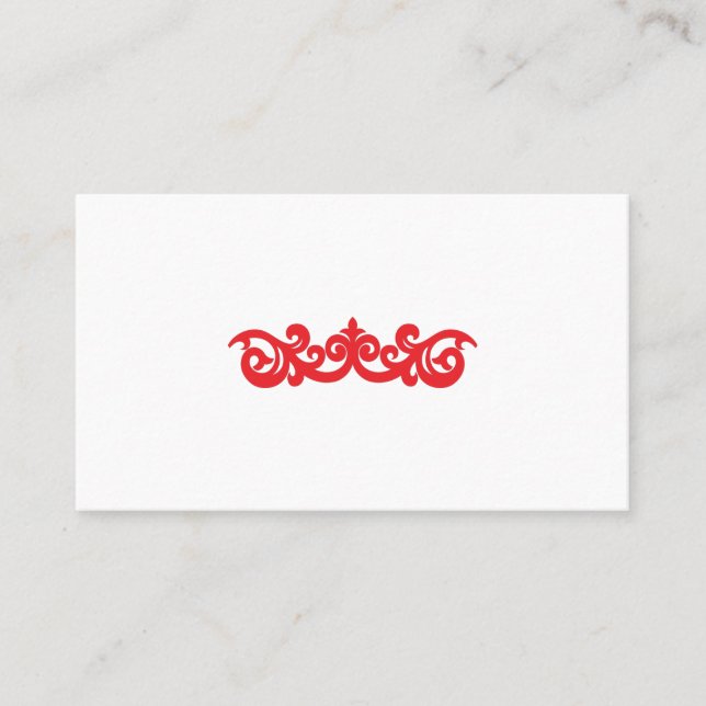 Cartes de visite professionnels du design (Devant)