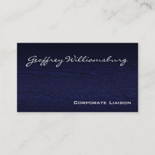 Cartes de visite professionnels en bois bleus