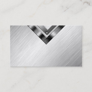 Cartes de visite professionnels en métal d'or