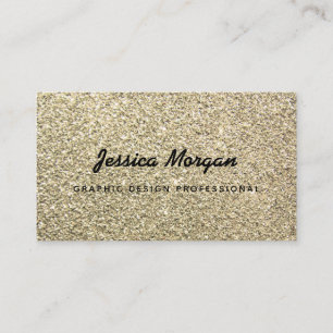 Cartes de visite professionnels Gold Parties scint