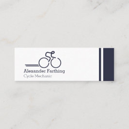 Cartes de visite professionnels maigres de cycle