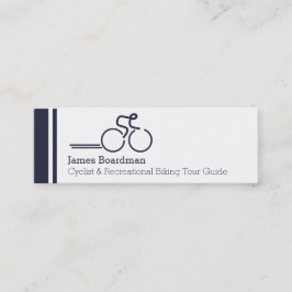 Cartes de visite professionnels maigres de guide