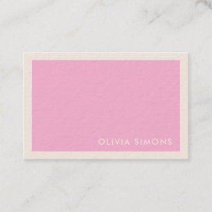 Cartes de visite professionnels minimalistes