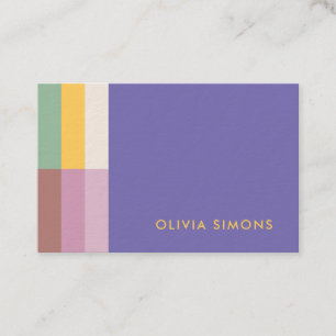 Cartes de visite professionnels minimalistes