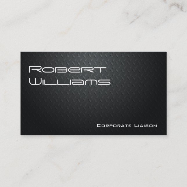 Cartes de visite professionnels modernes en fibre  (Devant)