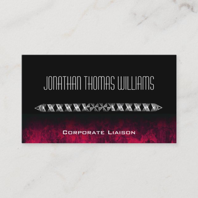 Cartes de visite professionnels modernes uniques (Devant)