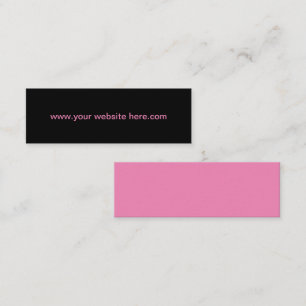 Cartes de visite promotionnelles pour site web en 