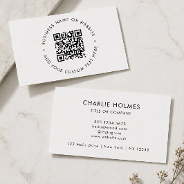 Cartes de visite QR Code | Carte personnalisée bla