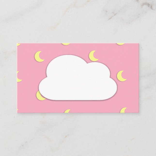 Cartes de visite Rainbow de Kawaii Cute Pastel (Devant)