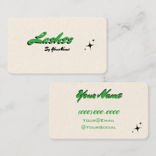 Cartes de visite rétro minimalistes