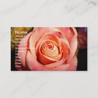 Cartes de visite roses