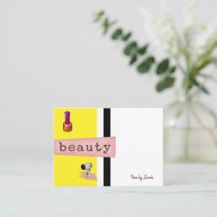 Cartes de visite, Salon de beauté cheveux