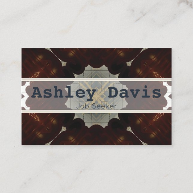 Cartes de visite sans emploi (Devant)