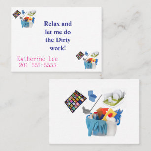 Cartes de visite, Services de nettoyage