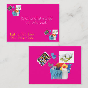 Cartes de visite, Services de nettoyage