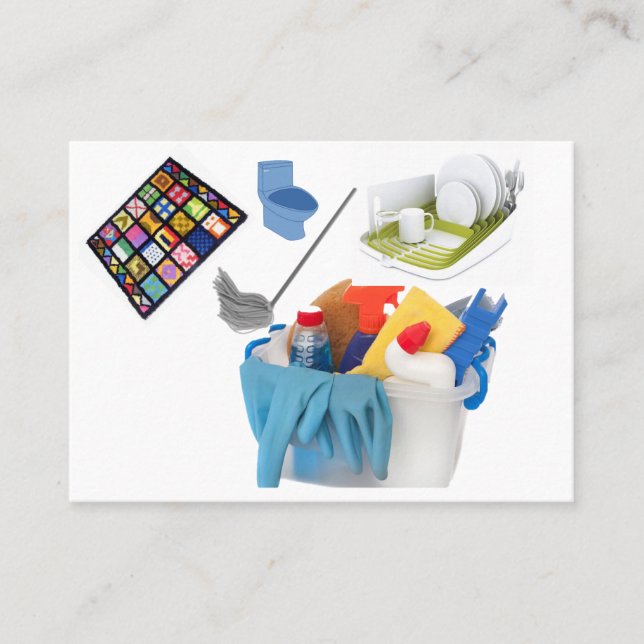 Cartes de visite, Services de nettoyage Cartes de  (Devant)