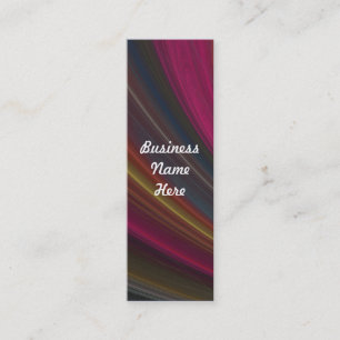 Cartes de visite Signets Abstraits Rainbow Swirl