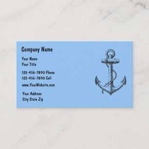 Cartes de visite simples de canotage