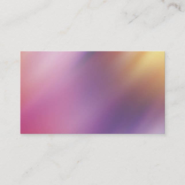 Cartes de visite simples vierges (Devant)